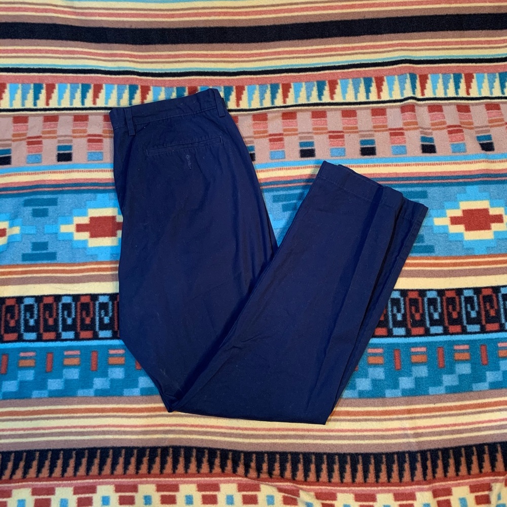 J.Crew Navy Chinos 34x32